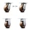 Service Caster 5 Inch High Temp Phenolic Caster Set with Roller Bearing 2 Swivel Lock 2 Rigid SCC-35S520-PHRHT-BSL-2-R-2 - alternate 1
